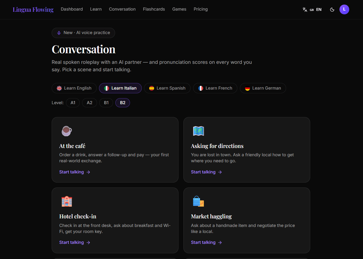 AI voice roleplay